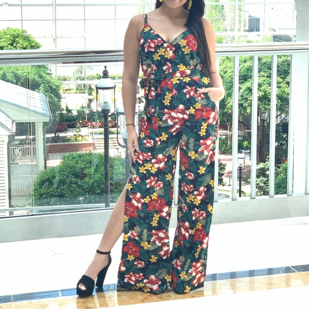 Floral jumpsuit